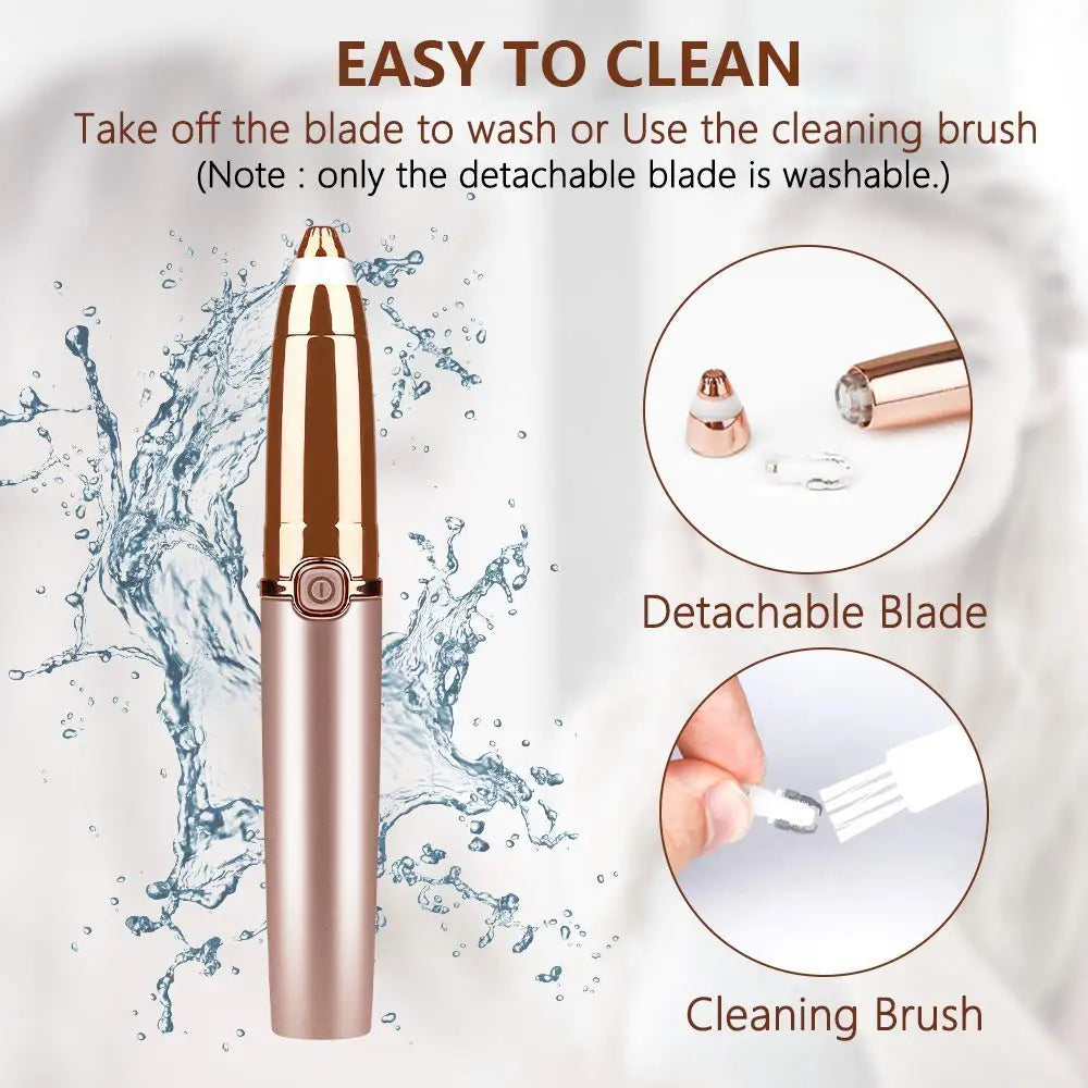 USB NEW Charger Design Eyebrow Trimmer for Women Electrical Eyebrow Hair Remover Eyebrow Razor Portable Epilator Facial Remover