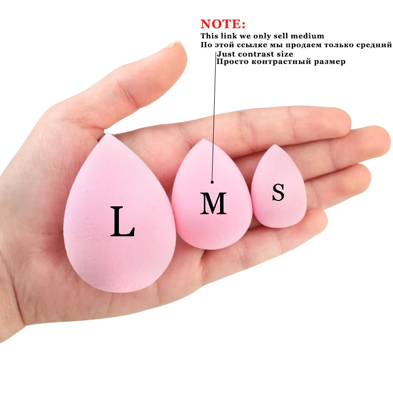 20/50pcs Makeup Sponges Water Drop Shape Powder Puff Medium-Sized Dry Wet Beauty Egg Set Make up Concealer Cosmetic Makeup Tools