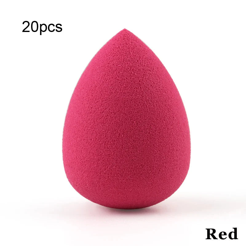 20/50pcs Makeup Sponges Water Drop Shape Powder Puff Medium-Sized Dry Wet Beauty Egg Set Make up Concealer Cosmetic Makeup Tools