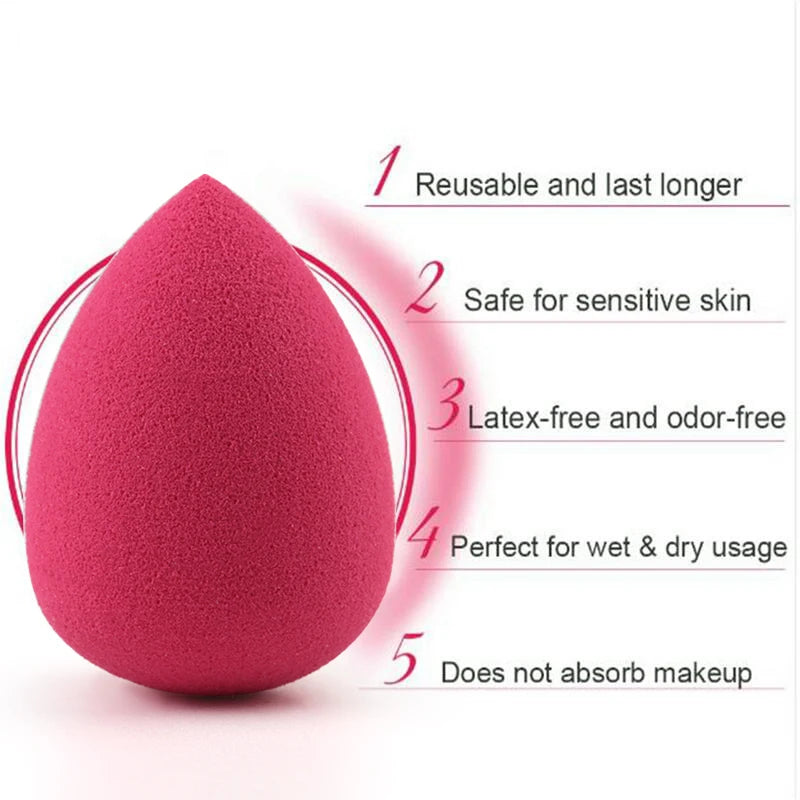 20/50pcs Makeup Sponges Water Drop Shape Powder Puff Medium-Sized Dry Wet Beauty Egg Set Make up Concealer Cosmetic Makeup Tools