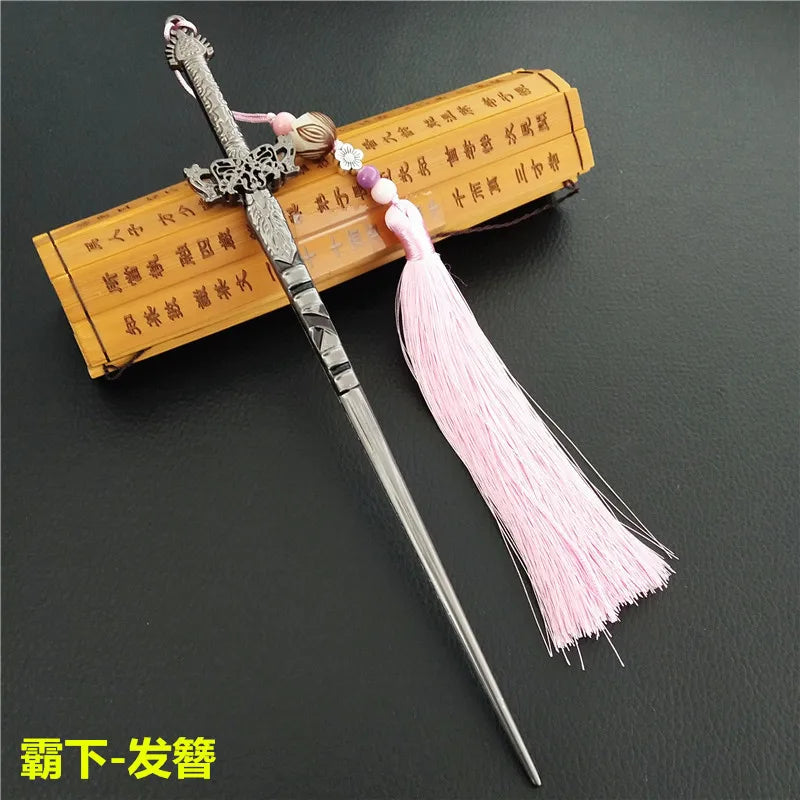 2PCS/Lot Anime MO DAO Chen Ling Headdress Hair Bun Alloy Model Cosplay Fans Gifts Ancient Chinese style hairpin Accessories 22cm