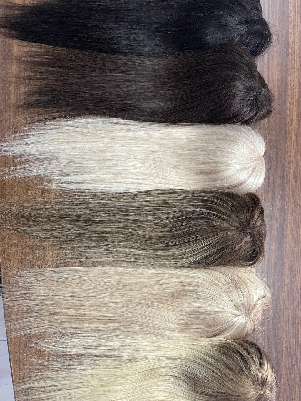 Full Shine Hair Topper Ombre 13*13cm Machine Naturally Comfortable Piece With Clips 100% Breathable Mono Base For Woman