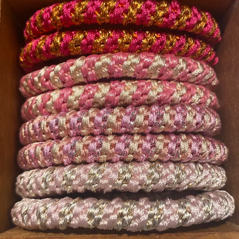 8pcs /lot women fashion colored hair rubber bands for Bracelet girls elastic hair tie knekki hair rope knekki haar elastiek