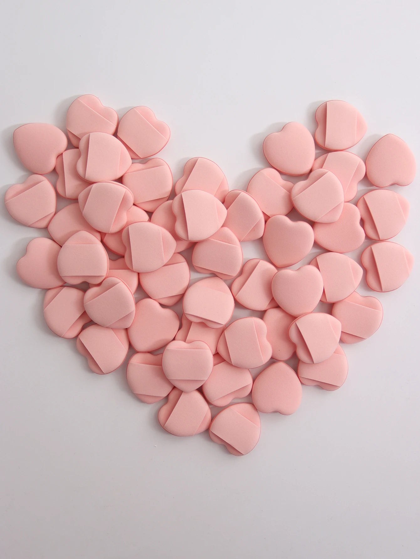 50 Mini Finger Cushions Air Cushion Powder Puff, Latex Free Mixed Sponge and Cosmetic Puff Is Used for Liquid Foundation Make-
