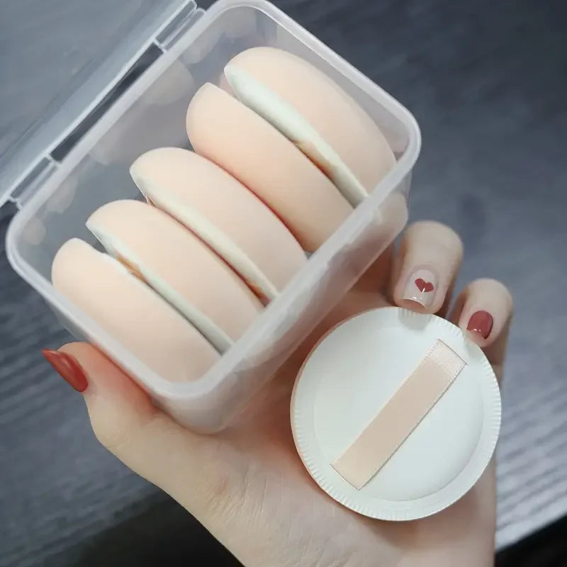 5pcs Portable Foundation Powder Puffs Drop Shape Beauty Makeup Sponge Blender Travel Women Makeup Tools