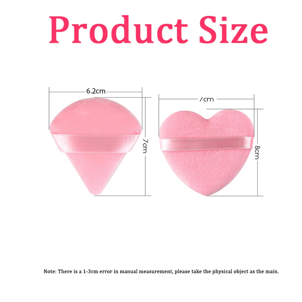 20/30Pcs Triangle Velvet Powder Puff Wet Dry Use Makeup Sponge Cosmetics Blender Makeup Foundation Beauty Tool Accessories