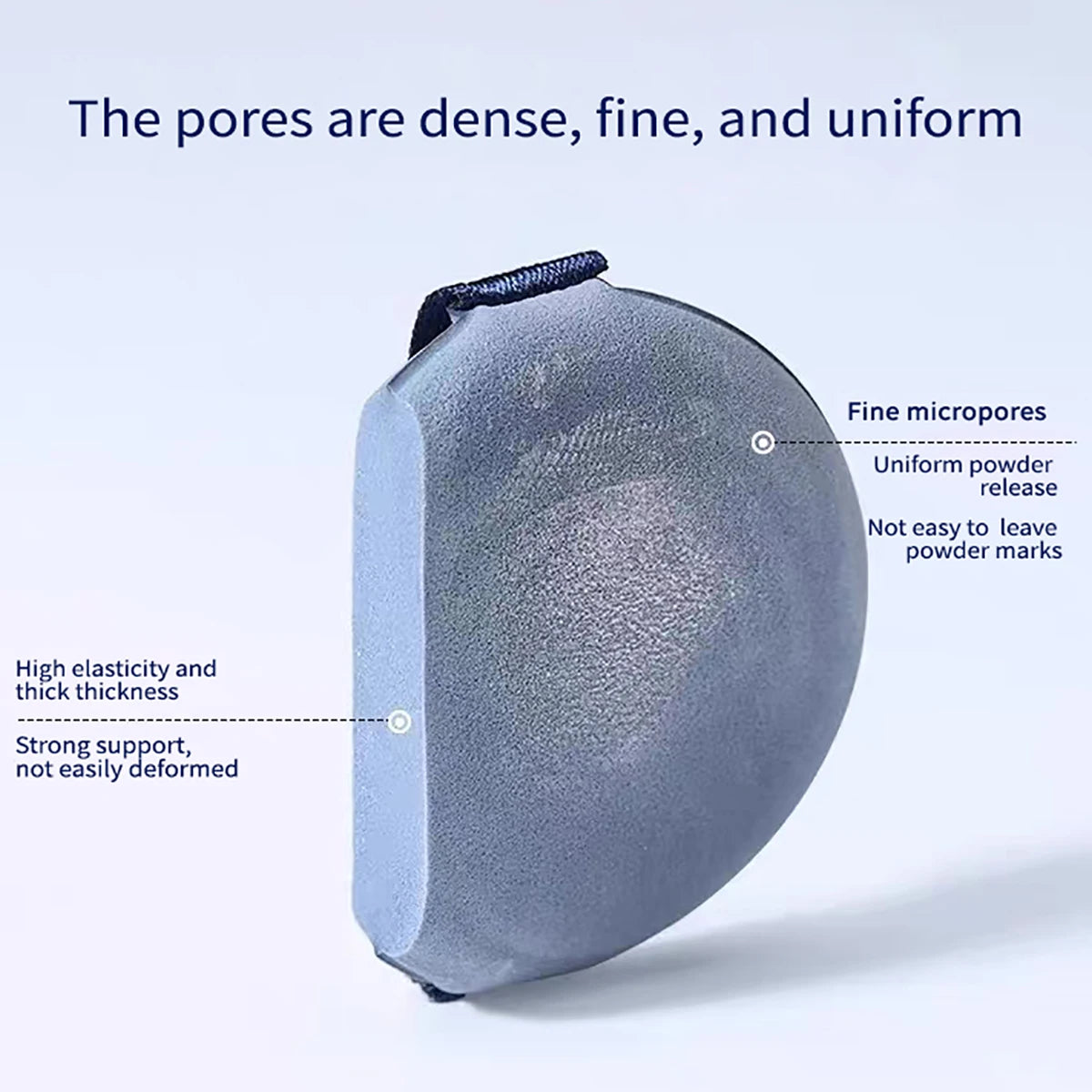 10pcs Air Cushion Powder Puff Polyurethane Double-Sided Dual-Effect Wet And Dry Dual-Use Foundation Dry Powder Puff MakeupSponge