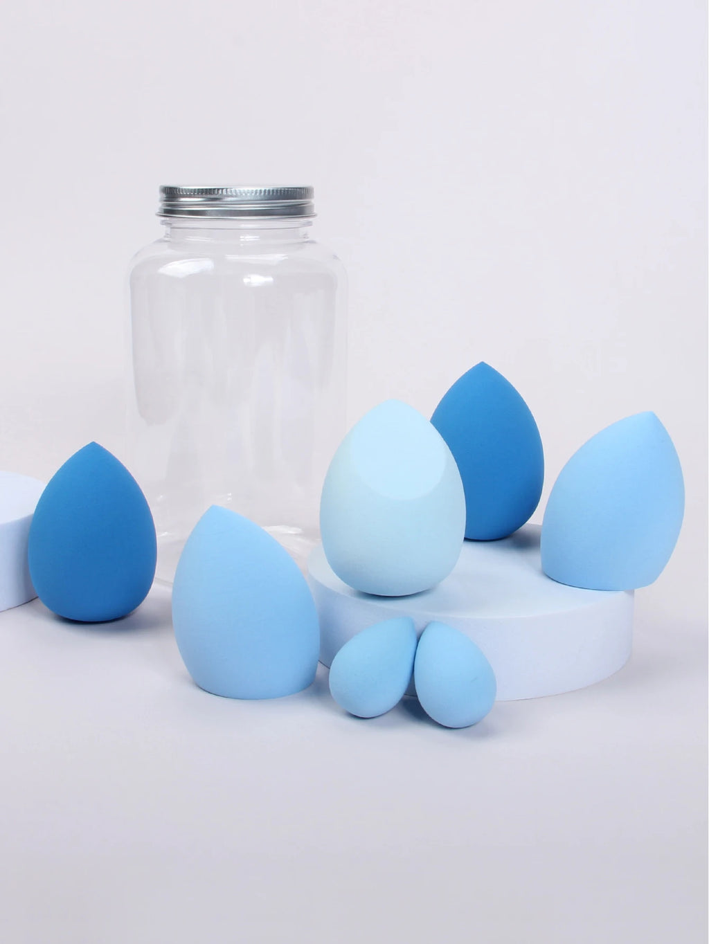 7 件套 Makeup Sponge Cosmetic Puff Foundation Sponges Blender Beauty Egg Powder Puffs Make up Accessories Women Makeup Tools