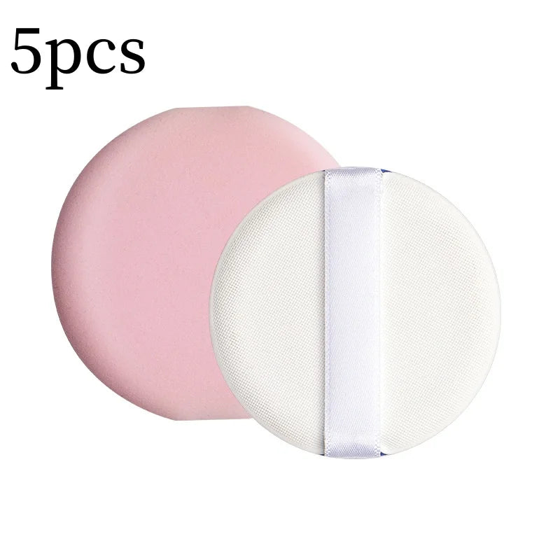 5/10Pcs Soft Velvet Makeup Sponge Loose Powder Cosmetic Puff Double-sided Face Makeup Sponge Concealer Wet Dry Makeup Tools