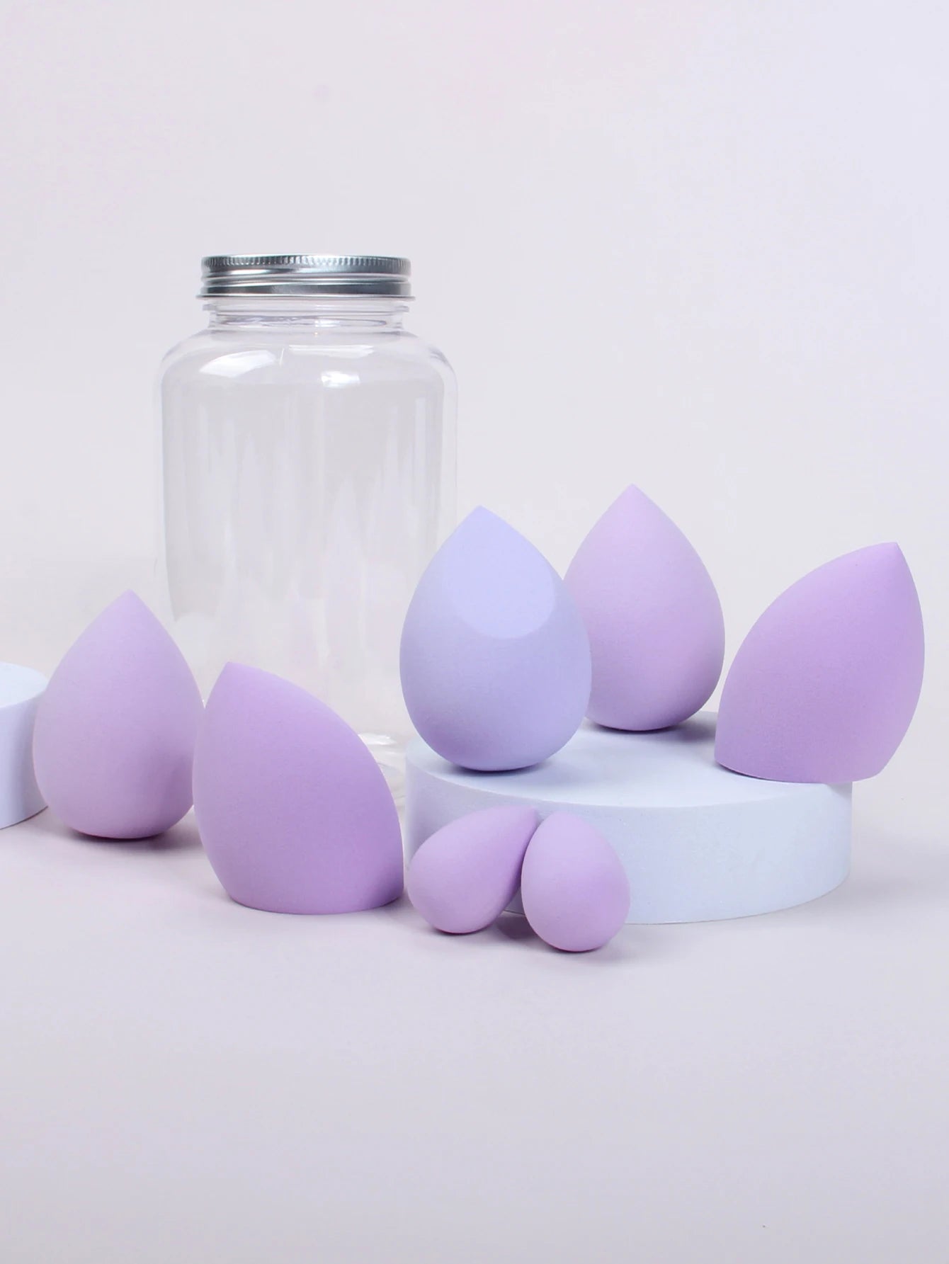 7 件套 Makeup Sponge Cosmetic Puff Foundation Sponges Blender Beauty Egg Powder Puffs Make up Accessories Women Makeup Tools