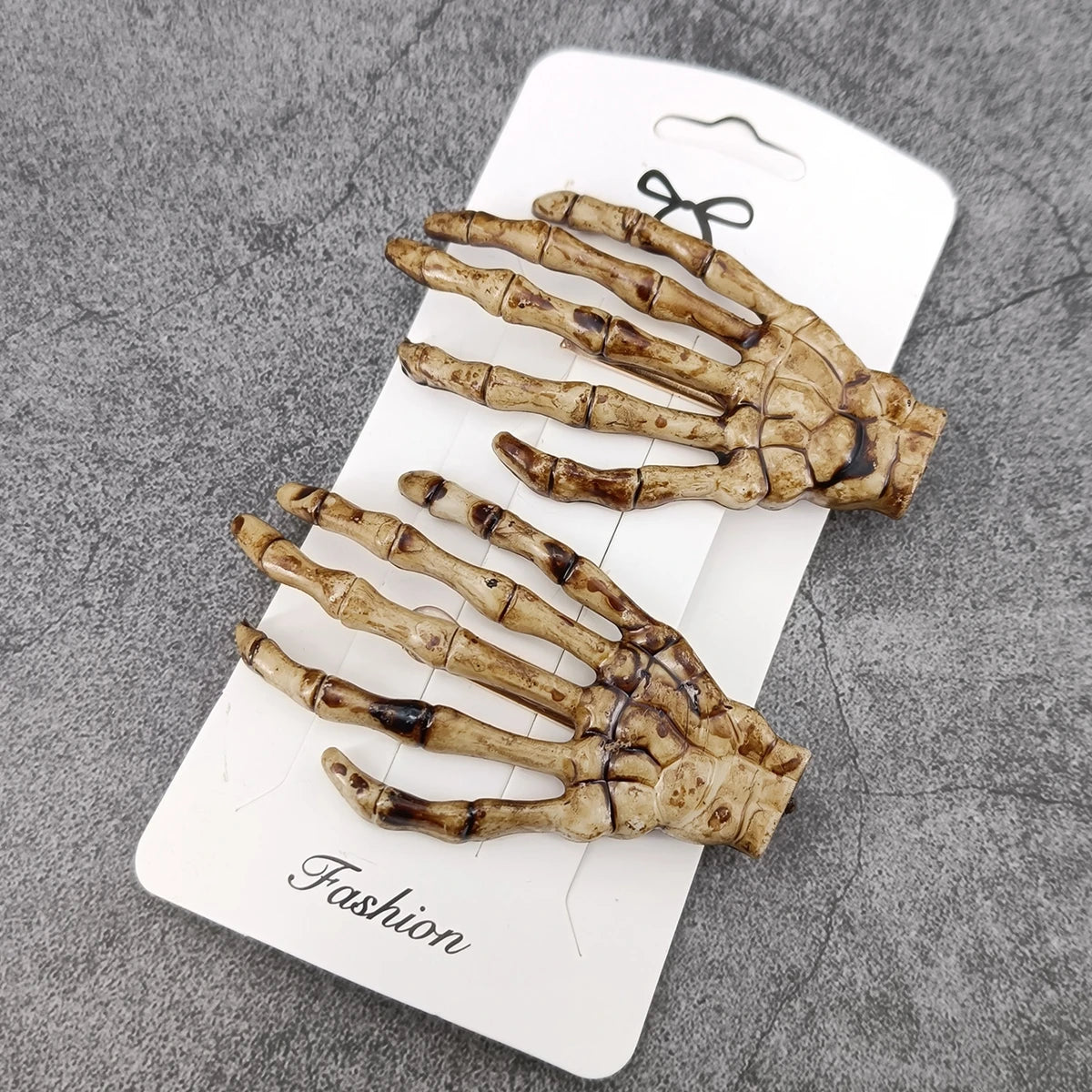 2/4/10/20 PCS New Halloween Ghost Hand Black and Brown Decorative Accessories Handmade Hairpins Resin Hair Accessories
