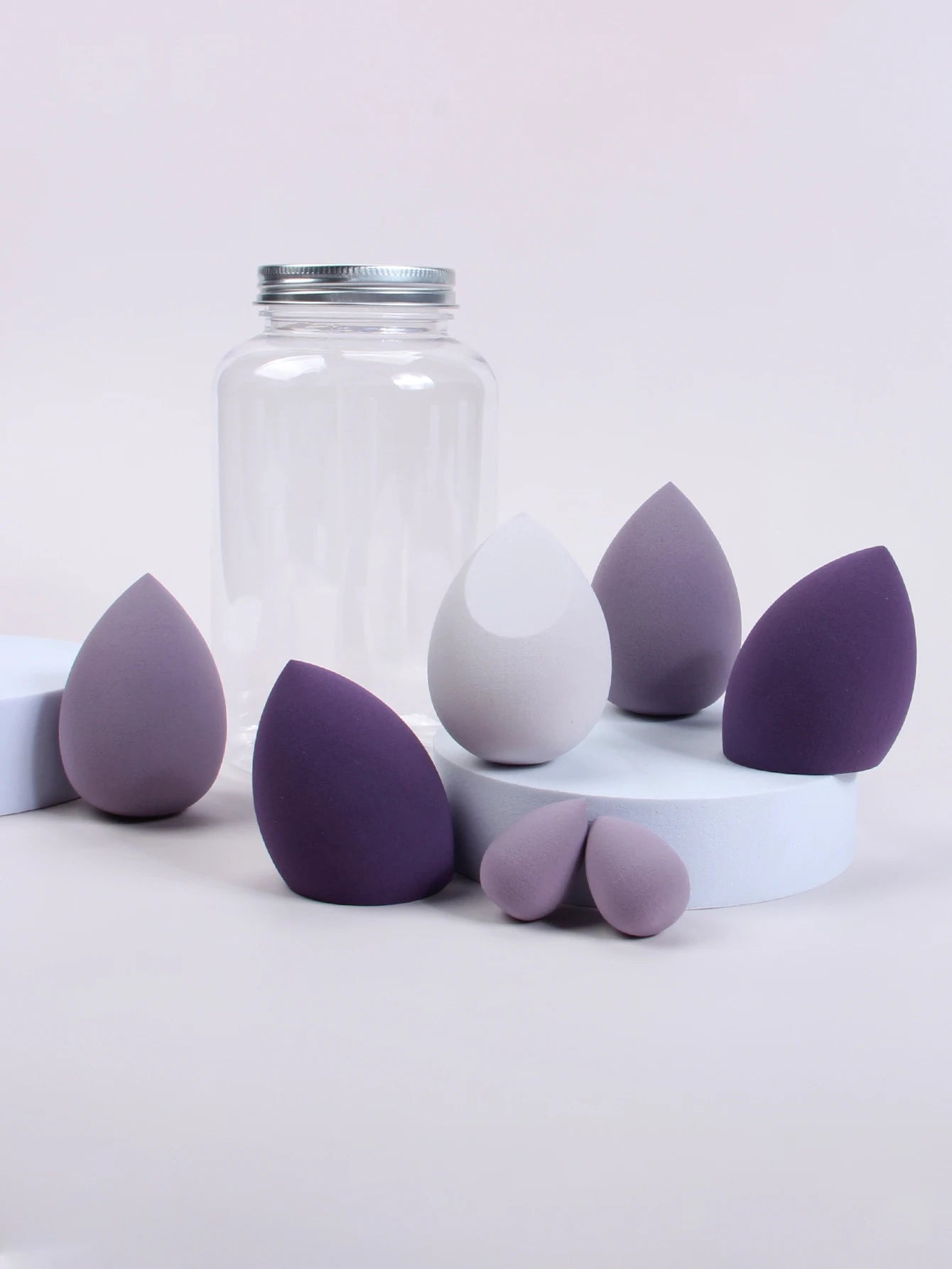 7 件套 Makeup Sponge Cosmetic Puff Foundation Sponges Blender Beauty Egg Powder Puffs Make up Accessories Women Makeup Tools