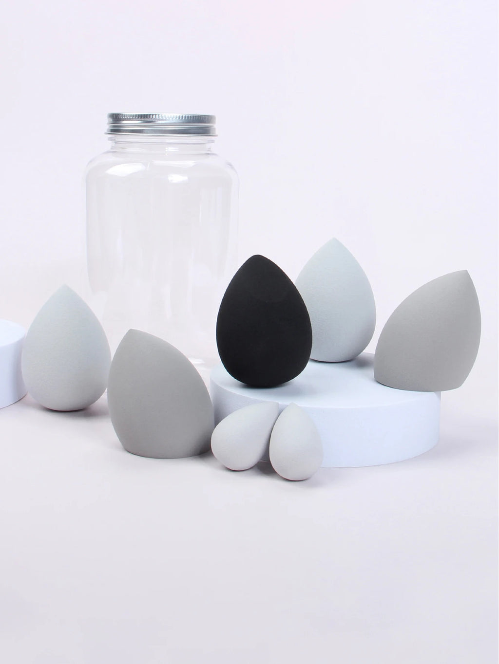 7 件套 Makeup Sponge Cosmetic Puff Foundation Sponges Blender Beauty Egg Powder Puffs Make up Accessories Women Makeup Tools