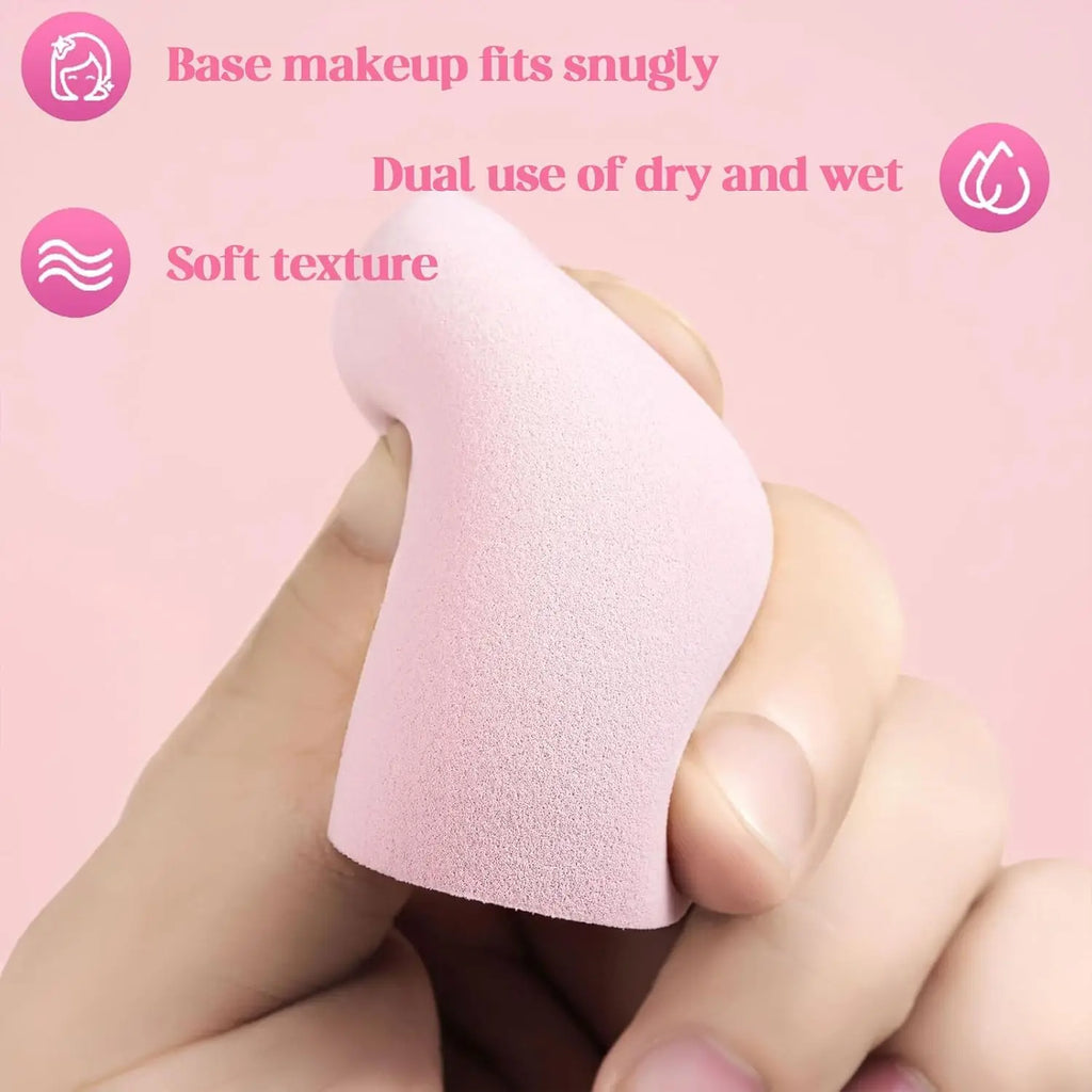 Makeup Sponge Set Blender Sponges 14/16Pcs for Liquid Cream, and Powder Latex Free Makeup Sponges Multi-colored Sponges