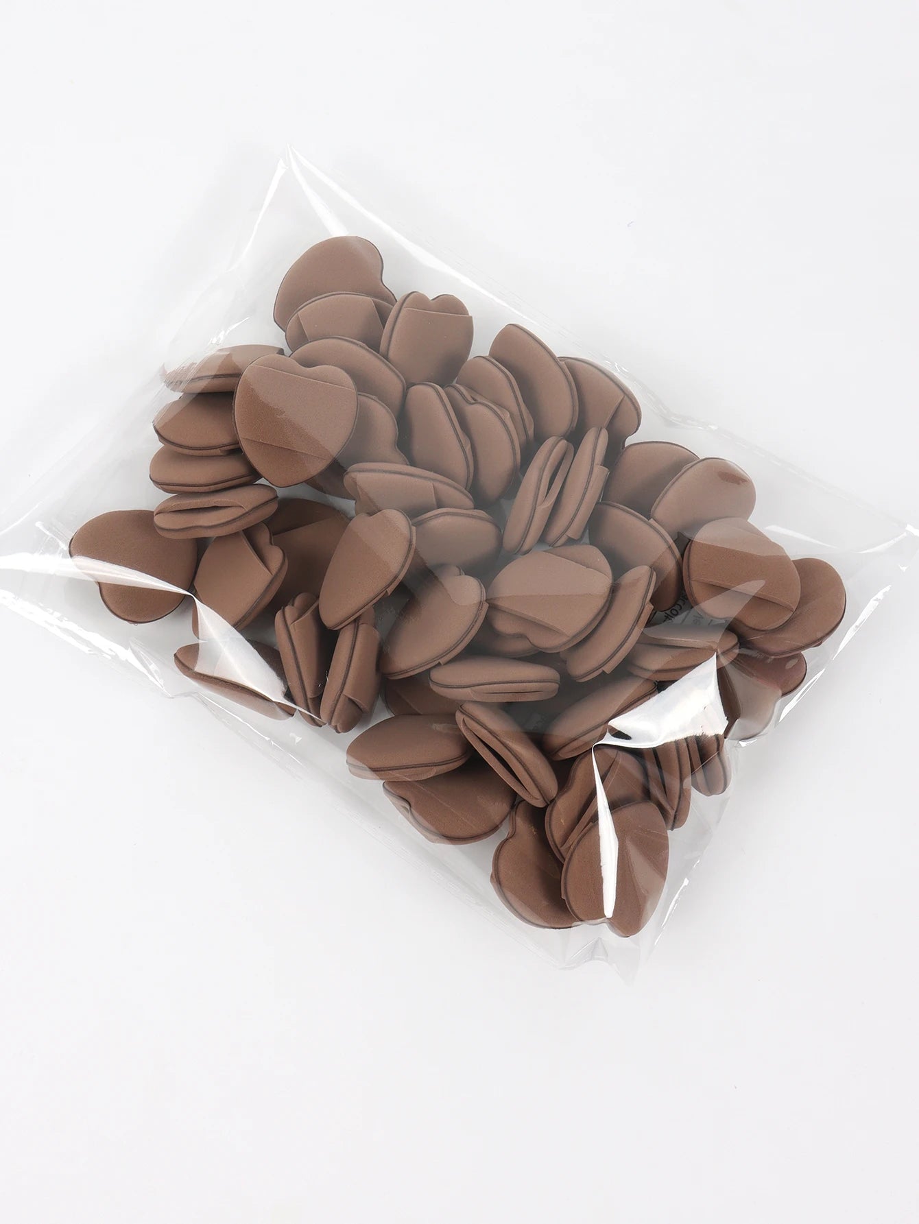 50 Mini Finger Cushions Air Cushion Powder Puff, Latex Free Mixed Sponge and Cosmetic Puff Is Used for Liquid Foundation Make-