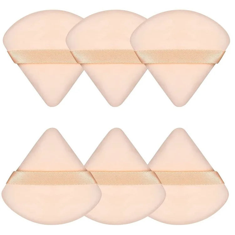 10PCS Puff Triangle Makeup Beauty Sponge Puff Triangle for Powder Makeup Blender Finger Puff Make Up Accessories Cosmetics PF03