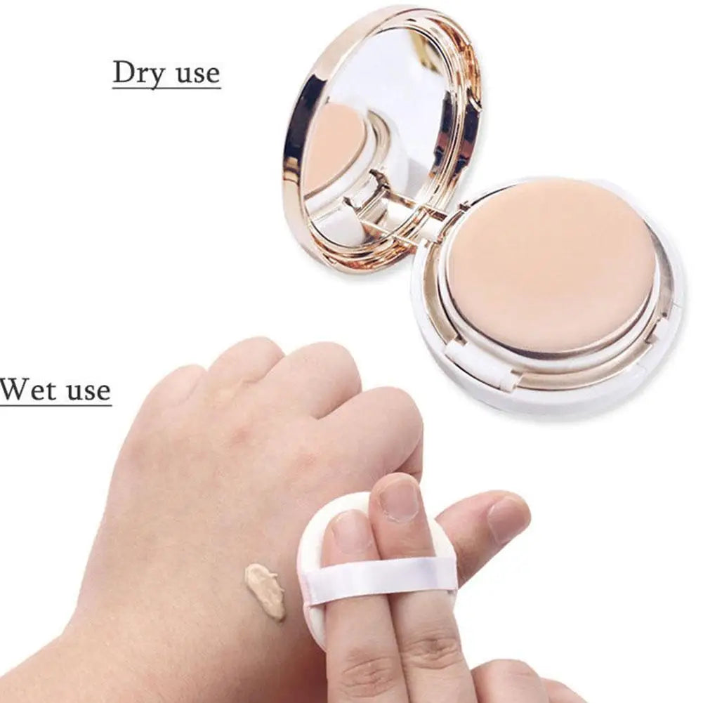 Sponge Round Air Cushion Thin Lightweight Foundation Sponge Dry Wet Dual-Use Beauty Powder Sponge Face Puff Beauty Tools