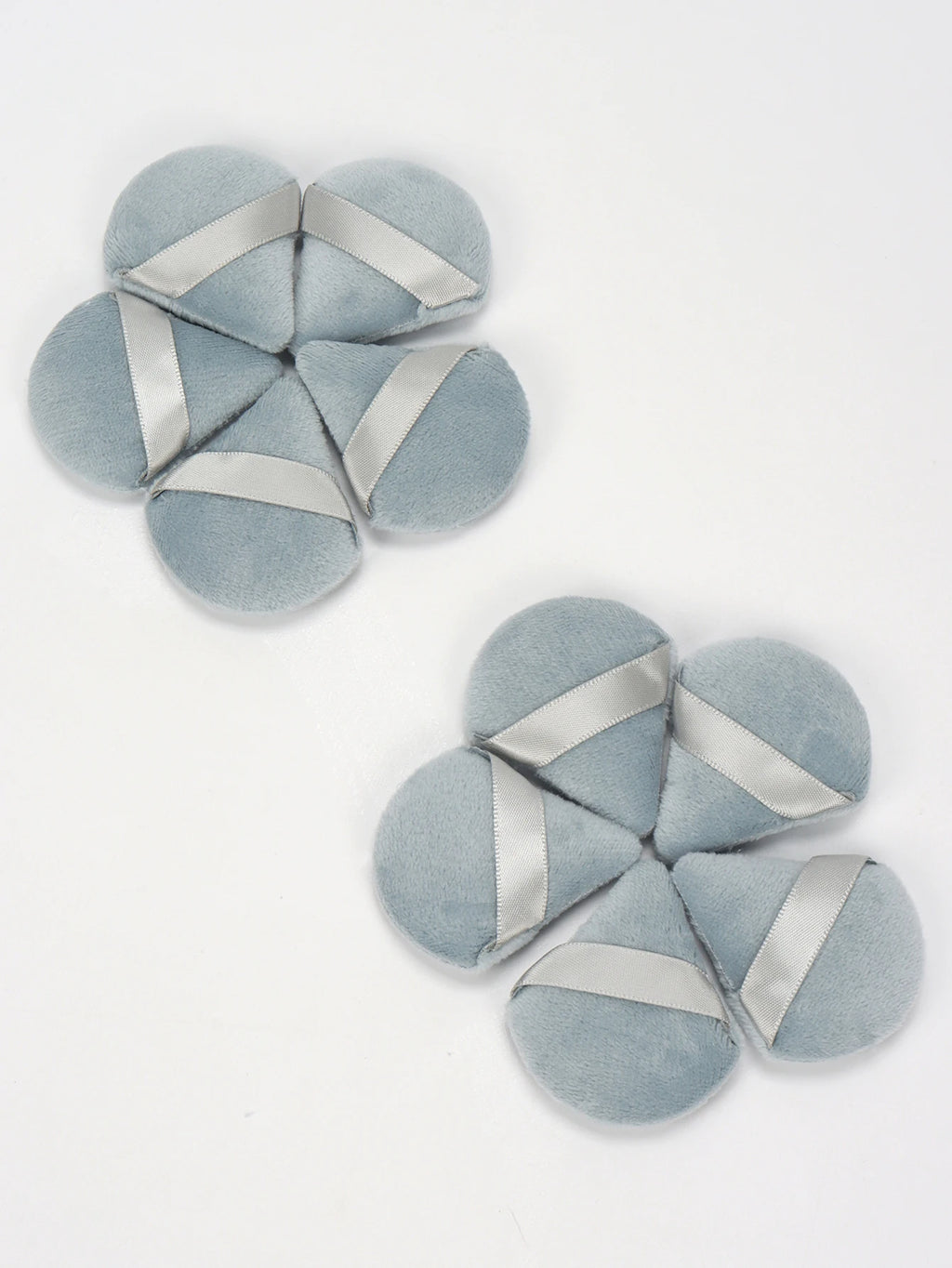 50 Pcs Large Triangular Powder Puff + 50 Pcs Mini Triangular Powder Puff, Makeup Set, Ensuring Even Makeup Application.