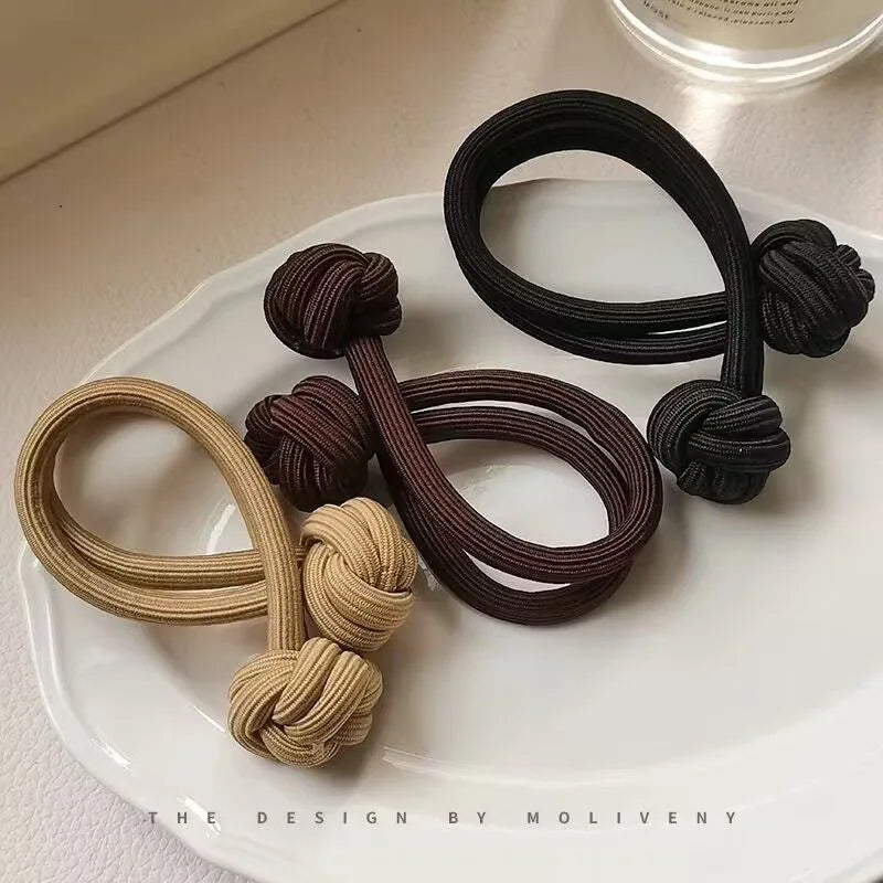 Simplicity Stretch Rubber Hair Ties for Women High elasticity Fashion Girl Head Rope Scrunchie Hair Accessories