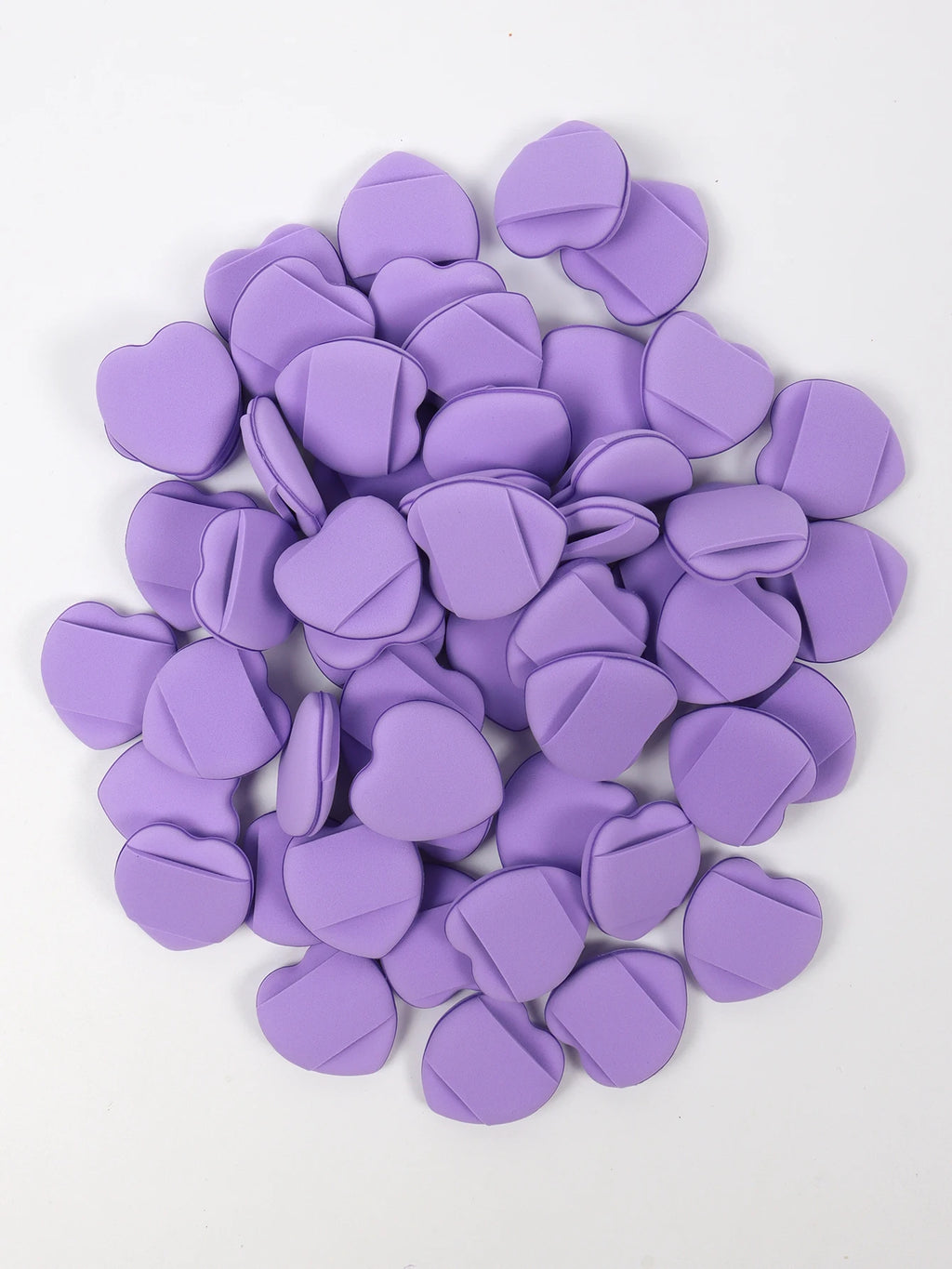 50 Mini Finger Cushions Air Cushion Powder Puff, Latex Free Mixed Sponge and Cosmetic Puff Is Used for Liquid Foundation Make-