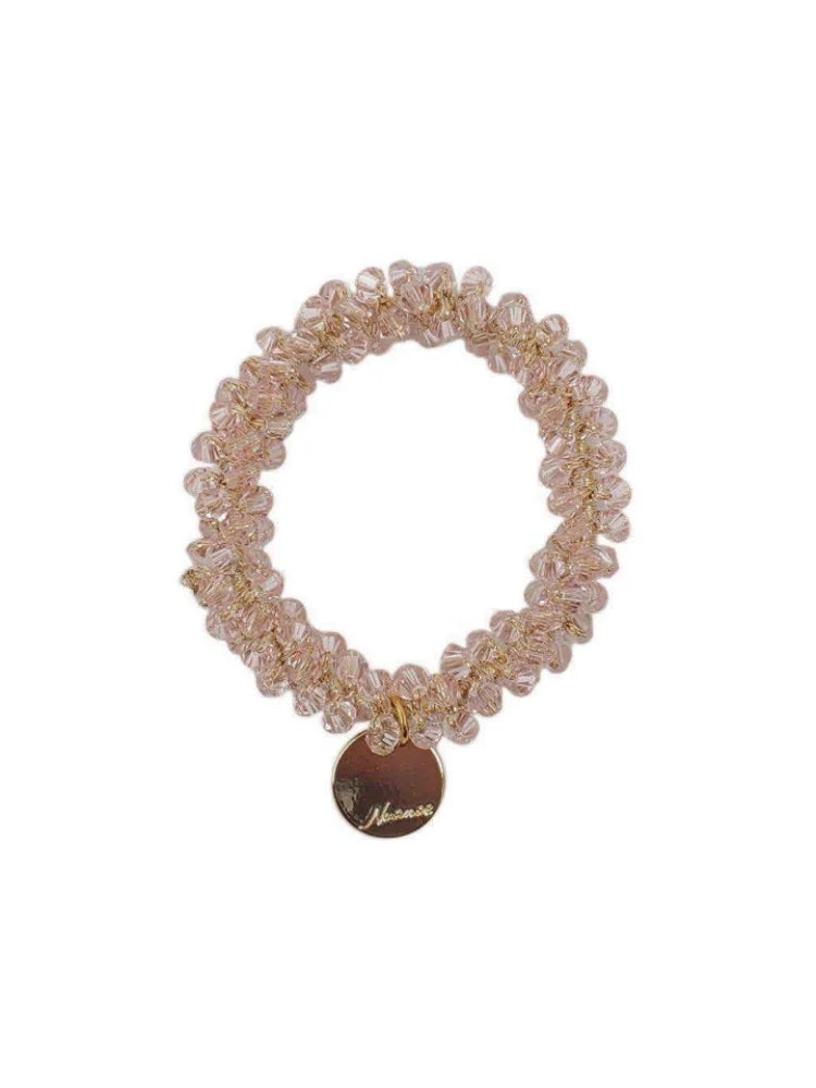 1PC Retro, Pearl, Hair Rope, Simple, Elegant in Temperament, Bracelet, Dual-Purpose, Rubber Band, For Tying Hair, Crystal, Hair