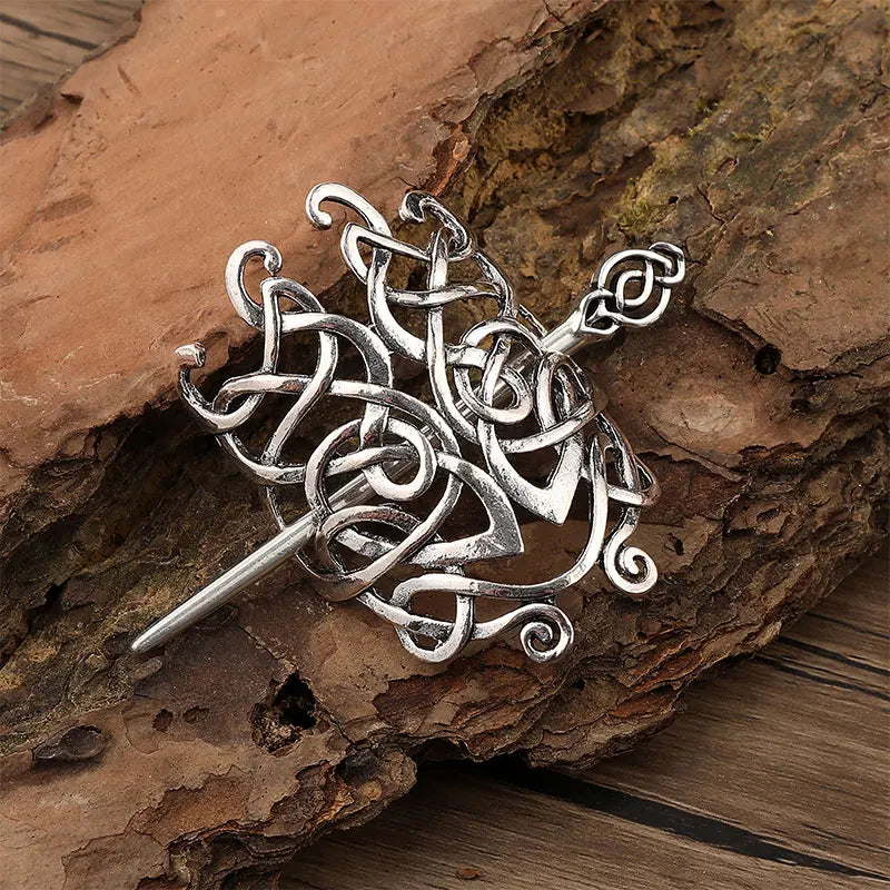 Retro Viking Irish Hairpin Hairpin Trendy Fashion Easiest for Match Celtic Knot Hair Stick Scandinavian Norwegian Style Hair Accessories Party Accessories Valentine's Day Birthday Gifts