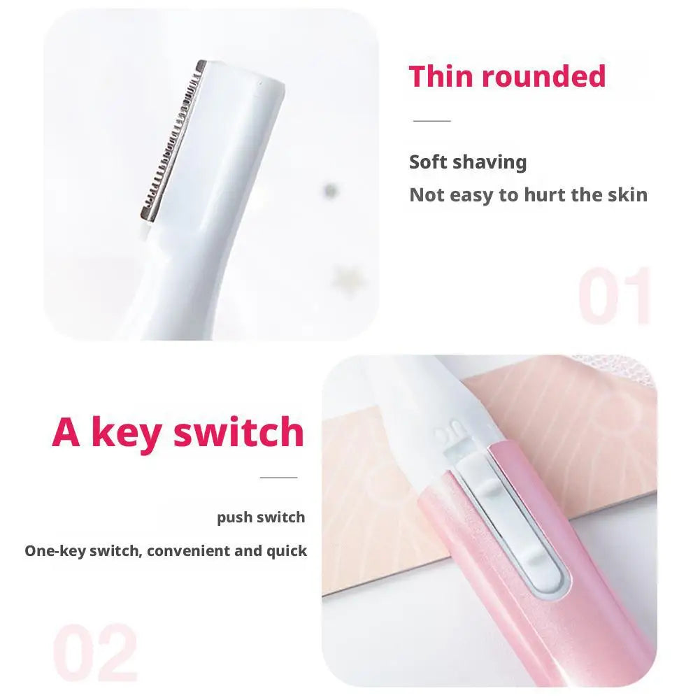Electric Eyebrow Trimmer Mini Shaver Hair Remover Facial Shaver Hair Remover Facial And Neck Blur Lips Body Arms And Legs