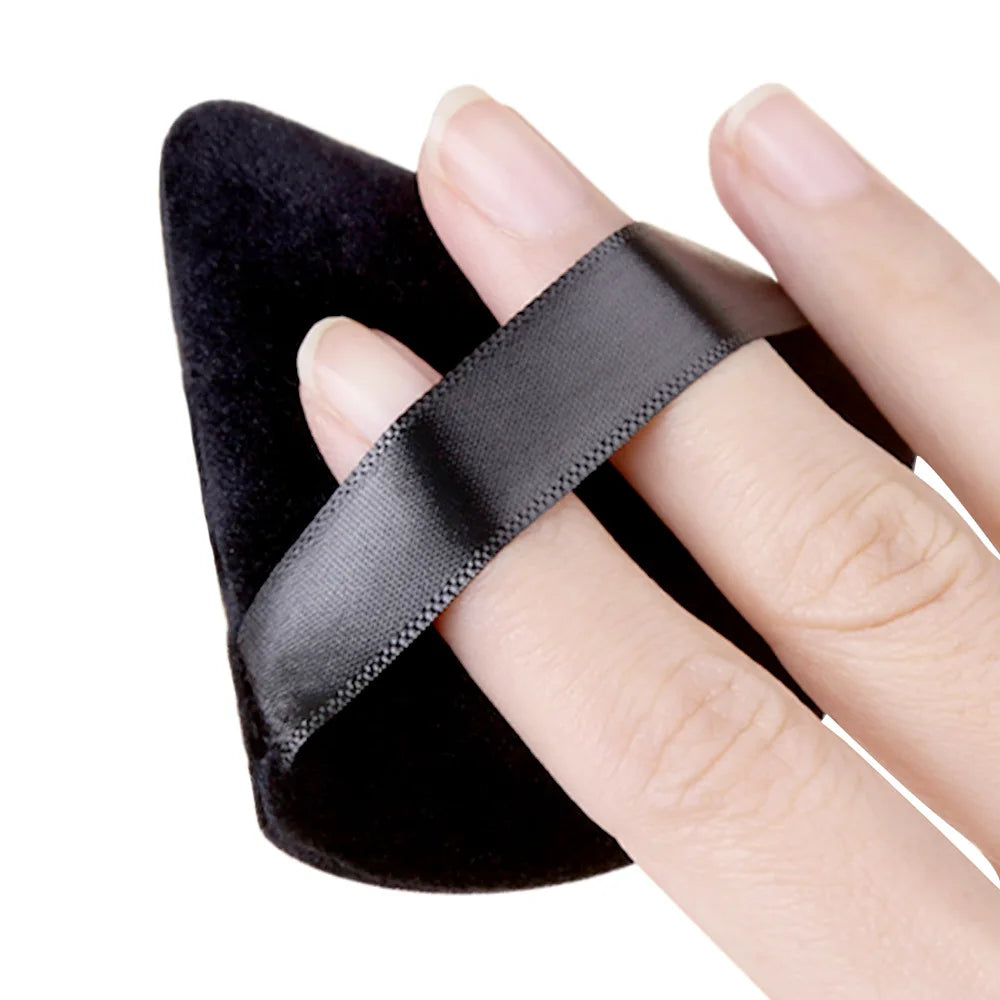 20/30Pcs Triangle Velvet Powder Puff Wet Dry Use Makeup Sponge Cosmetics Blender Makeup Foundation Beauty Tool Accessories