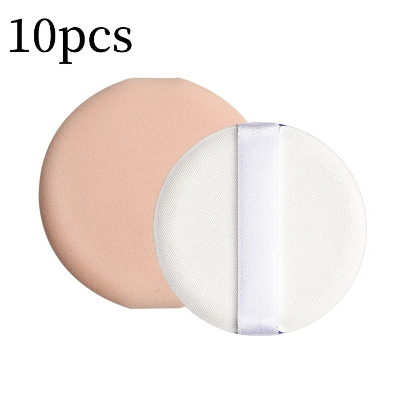 5/10Pcs Soft Velvet Makeup Sponge Loose Powder Cosmetic Puff Double-sided Face Makeup Sponge Concealer Wet Dry Makeup Tools
