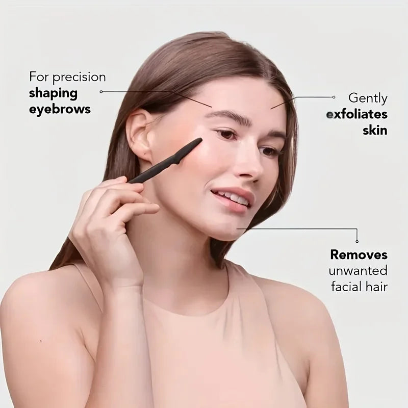 Wholesale 12/24Pcs Multifunction Eyebrow Razor Kit - Precise Trimming, Shaping,Facial Hair Removal Tool with Easy Grip Handle