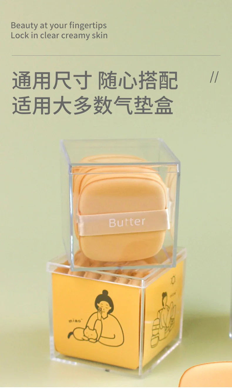 10 PCS Kawaii Makeup Puff Set Make-up Cosmetics Sponge Beauty Tools Powder Puff Cream Blender Butter Foundation Instruments