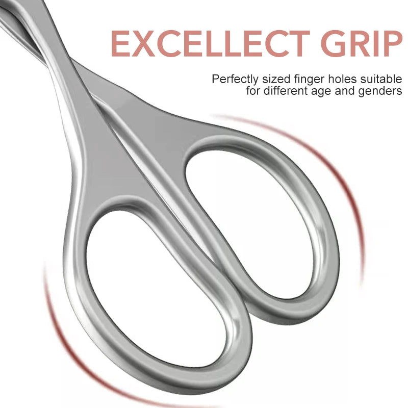 1Pc Cuticle Scissors Stainless Steel Curved Blade Small Scissors Trimming the Fingernails Eyebrow Eyelash Dry Skin Nail Scissors