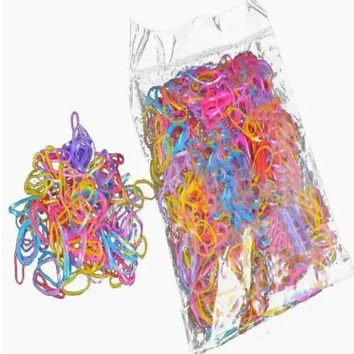 1000Pcs/pack Transparent TPU Disposable Elastic Rope Rubber Bands Girls Bind Tie Ponytail Holder Accessories Hair Styling Tools