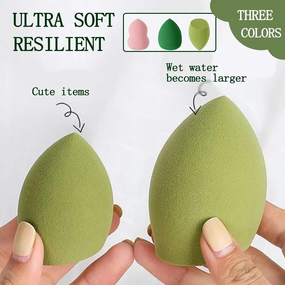 10/20piece makeup sponge set suitable for liquid BB cream powder application makeup egg dry wet dual-use powder puff girl