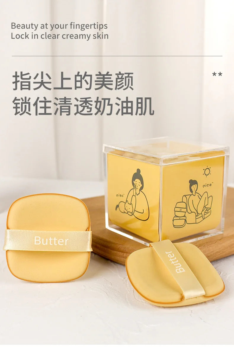 10 PCS Kawaii Makeup Puff Set Make-up Cosmetics Sponge Beauty Tools Powder Puff Cream Blender Butter Foundation Instruments