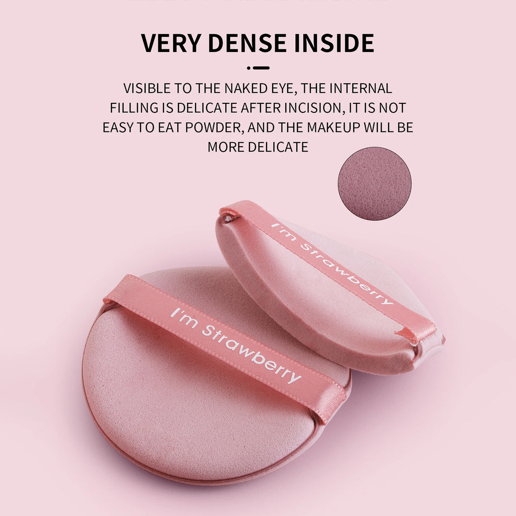 Boxed Dustproof Air Cushion Powder Puff Dry And Wet Dual-Use Makeup Circular Droplet Shaped Sponge Powder Puff Beauty Tool