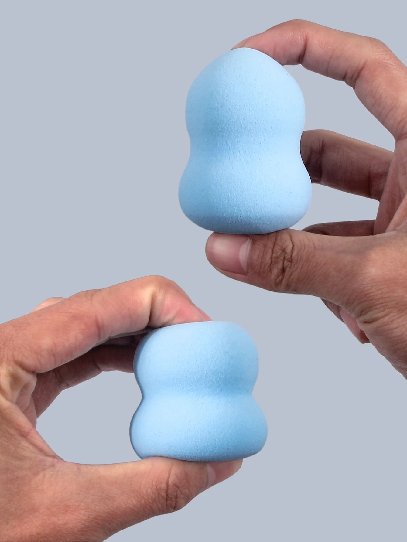 30Pcs Makeup Beauty Tools Set for Face, Large Sky Blue Makeup Sponge, Soft Sponge Puff,Friendly Face Cosmetic Applicators