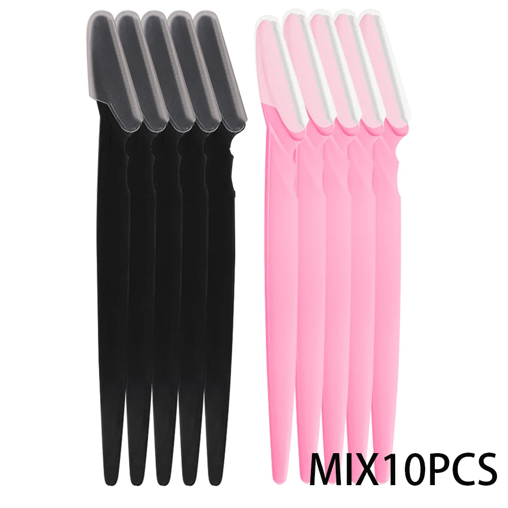 Razor Set Eyebrow Multipurpose Face Razors For Women and Men Dermaplaning Tool  Easy To Use Cutter Shaver Blades Makeup Tools