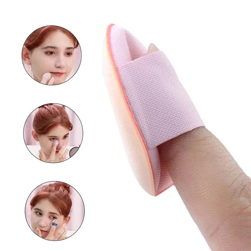 5/10PCs mini finger puff Foundation small air cushion powder sponge face concealer BB cream cosmetic applicator makeup tools