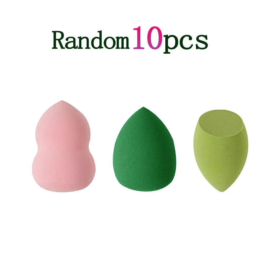 10/20piece makeup sponge set suitable for liquid BB cream powder application makeup egg dry wet dual-use powder puff girl