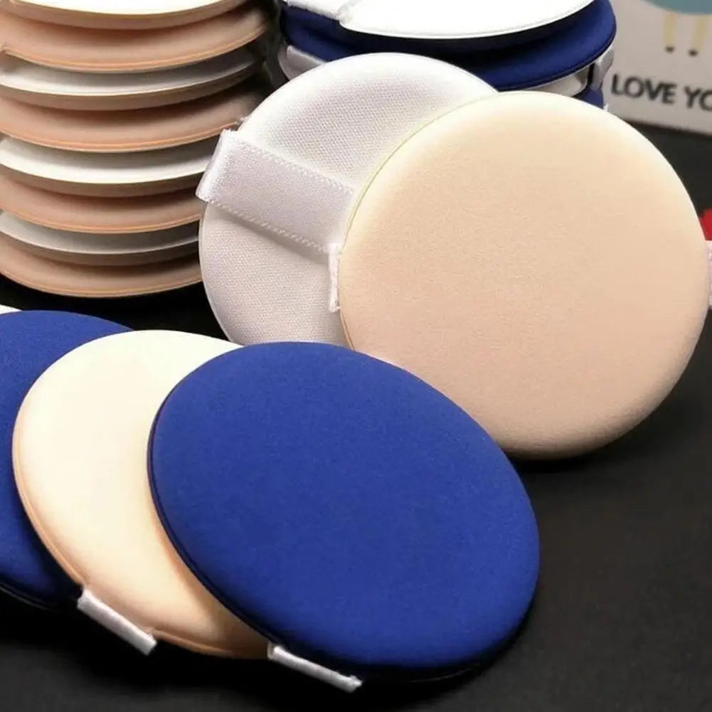 Sponge Round Air Cushion Thin Lightweight Foundation Sponge Dry Wet Dual-Use Beauty Powder Sponge Face Puff Beauty Tools