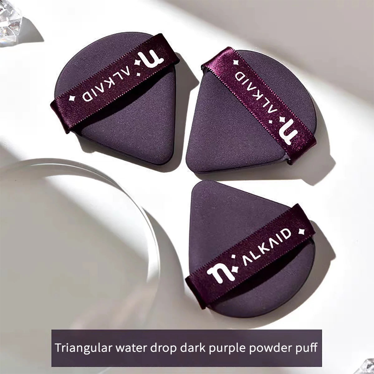 10pcs Air Cushion Powder Puff Polyurethane Double-Sided Dual-Effect Wet And Dry Dual-Use Foundation Dry Powder Puff MakeupSponge