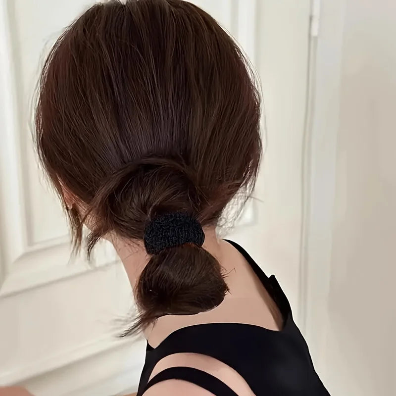Women Basic Hair Bands 1.57inch Simple Solid Colors Elastic Headband Hair Ropes Ties Hair Accessories Ponytail Holder elastic