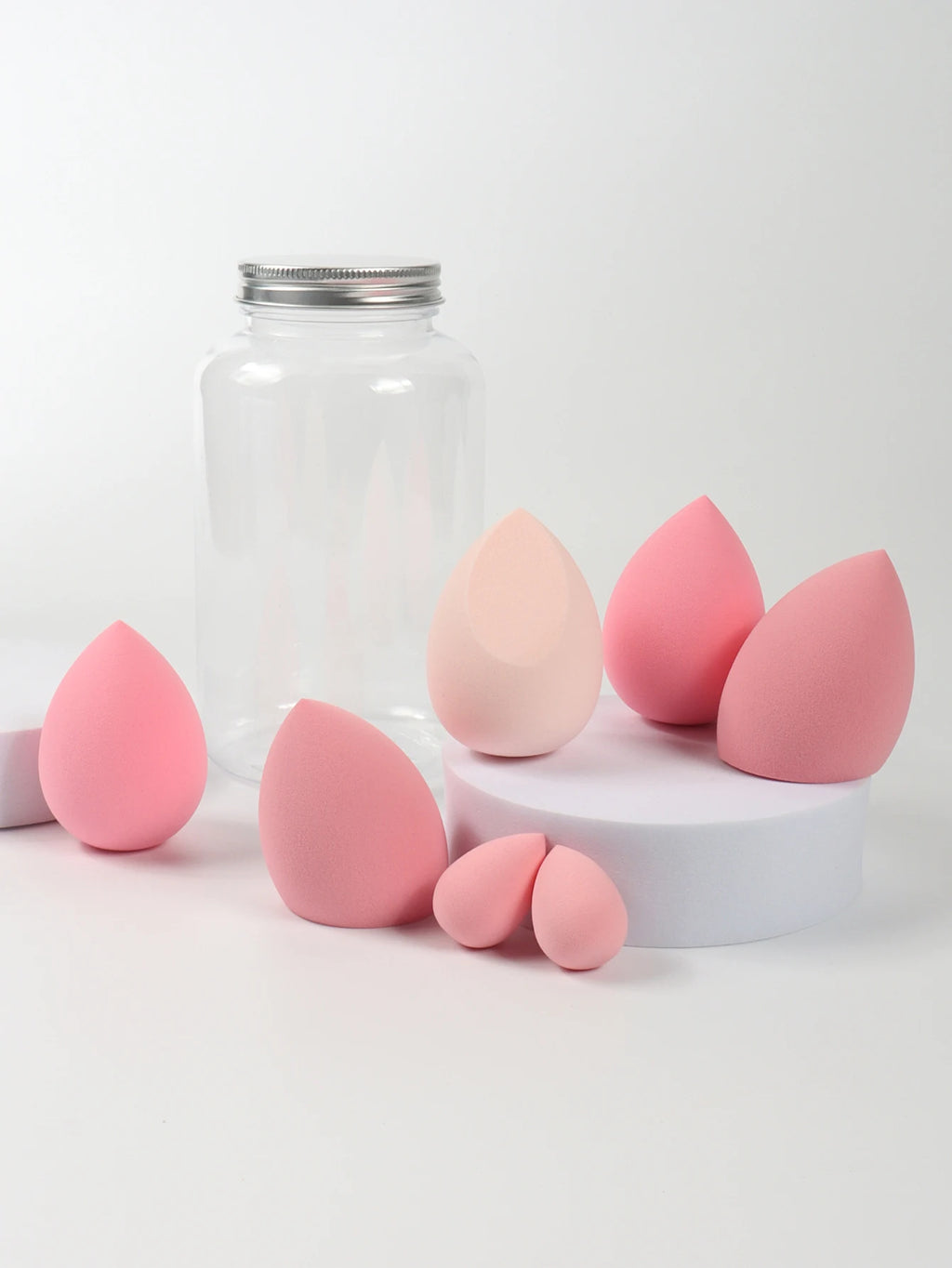 7 件套 Makeup Sponge Cosmetic Puff Foundation Sponges Blender Beauty Egg Powder Puffs Make up Accessories Women Makeup Tools