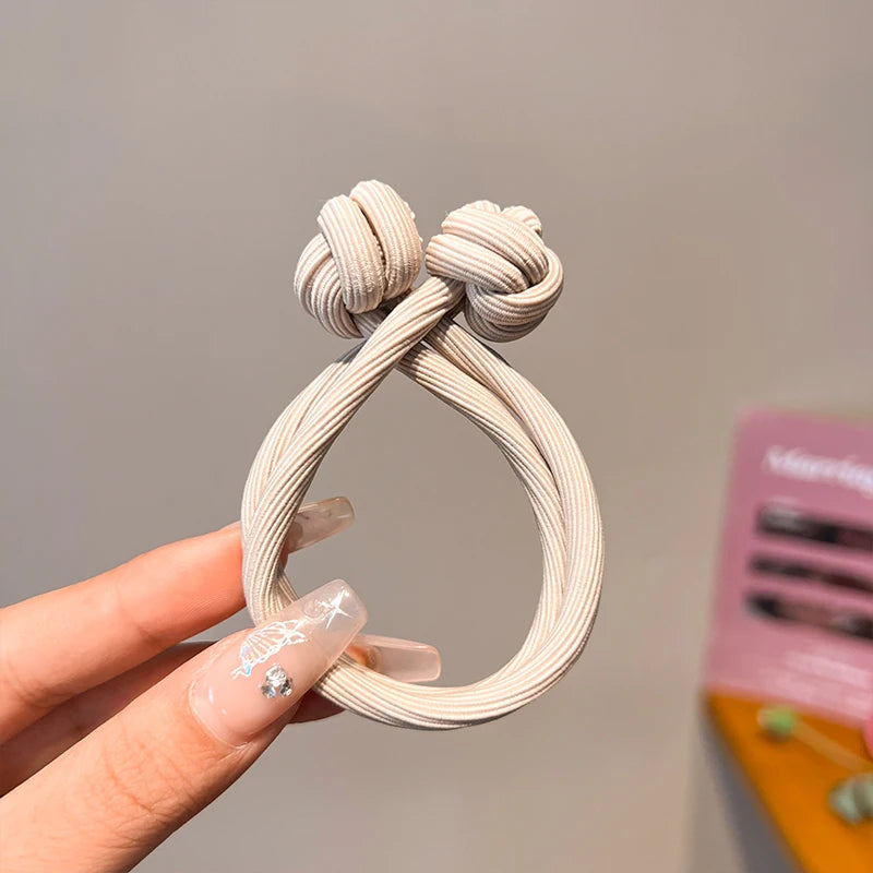 Simplicity Stretch Rubber Hair Ties for Women High elasticity Fashion Girl Head Rope Scrunchie Hair Accessories