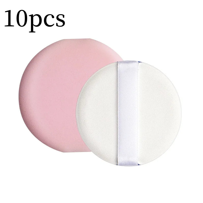 5/10Pcs Soft Velvet Makeup Sponge Loose Powder Cosmetic Puff Double-sided Face Makeup Sponge Concealer Wet Dry Makeup Tools