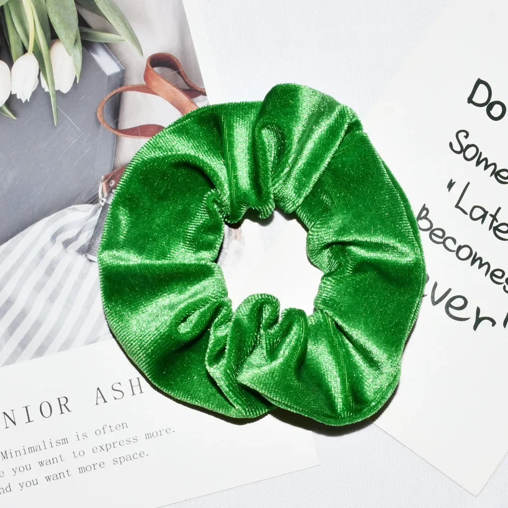 Korean Velvet Scrunchies Hair Ties Accessories Elastic Hair Bands Hair