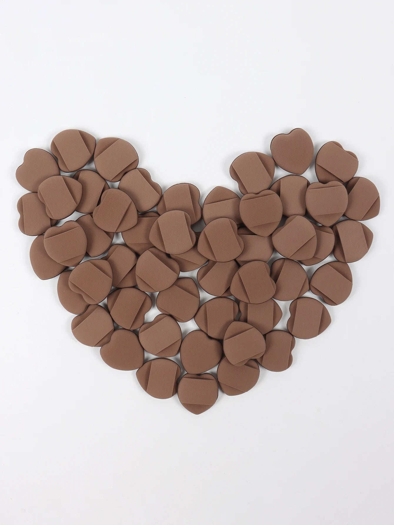 50 Mini Finger Cushions Air Cushion Powder Puff, Latex Free Mixed Sponge and Cosmetic Puff Is Used for Liquid Foundation Make-