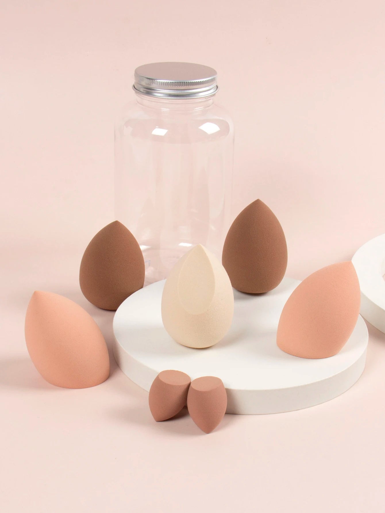 7 件套 Makeup Sponge Cosmetic Puff Foundation Sponges Blender Beauty Egg Powder Puffs Make up Accessories Women Makeup Tools