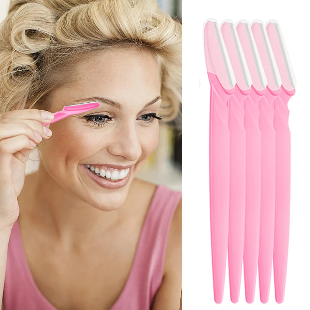 Razor Set Eyebrow Multipurpose Face Razors For Women and Men Dermaplaning Tool  Easy To Use Cutter Shaver Blades Makeup Tools